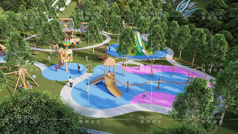 揭秘|游樂設備廠家是如何規(guī)劃無動力親子樂園呢？