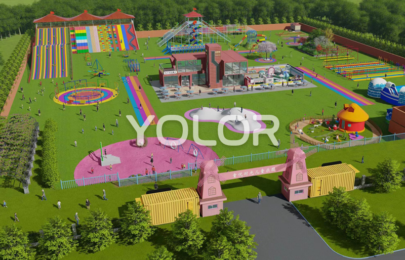 鼎創(chuàng)設(shè)計(jì)院幫您打造2023最火的游樂項(xiàng)目——戶外兒童無動(dòng)力樂園