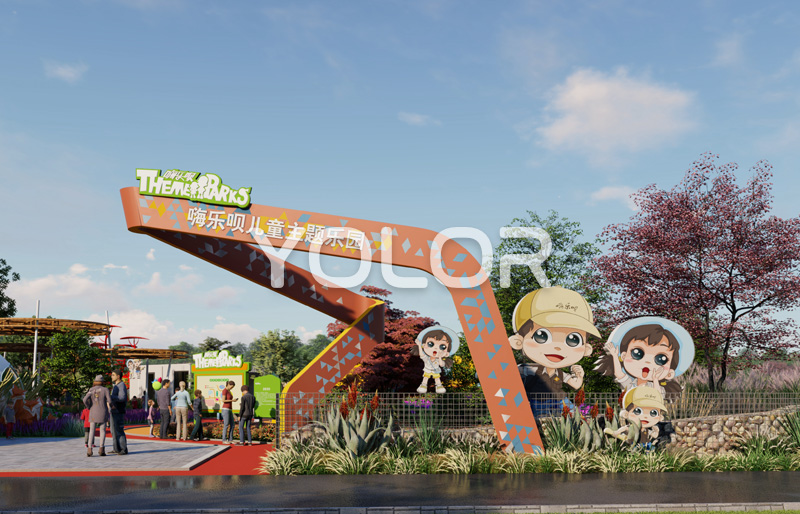 鼎創(chuàng)游樂(lè)分享如何設(shè)計(jì)景區(qū)大門(mén)？